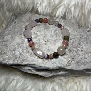 Elegant Multi-Stone Women's Bracelet